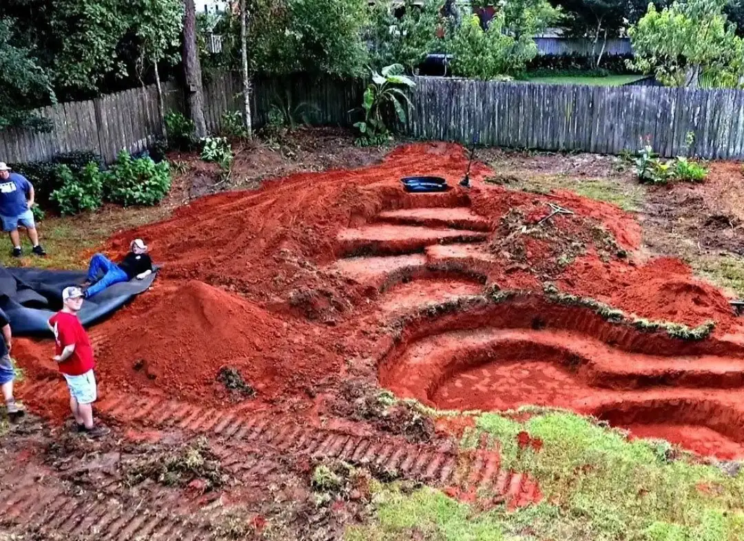 Backyard pond project
