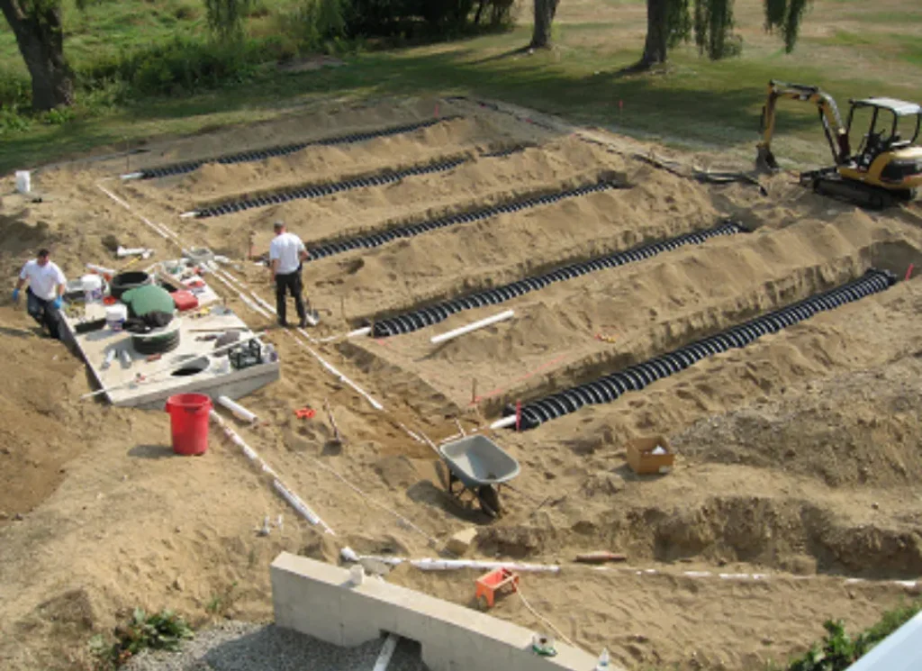 Underground septic system