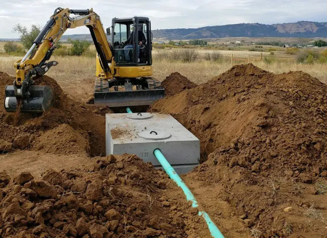 Septic tank placement